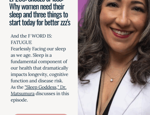 EP208: Snooze or lose: Why women need their sleep and three things to start today for better zzz’s