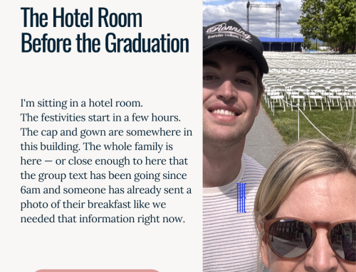The Hotel Room Before the Graduation: On eleven years, a tiny NYC apartment, and the particular joy of watching your littlest become